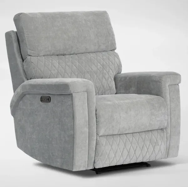 Maxie Dual-Power Recliner - Dove