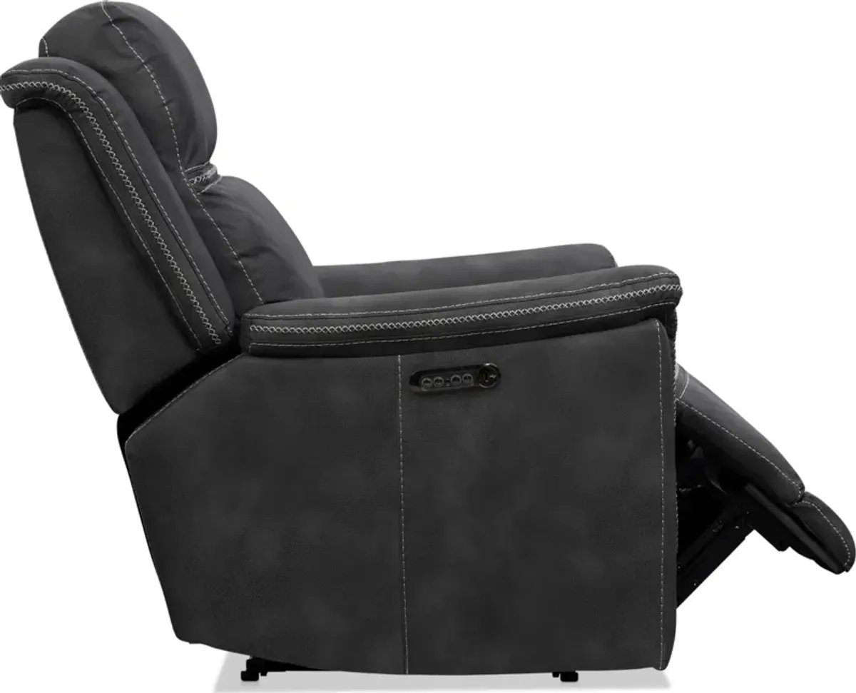 Legacy Dual-Power Recliner - Black