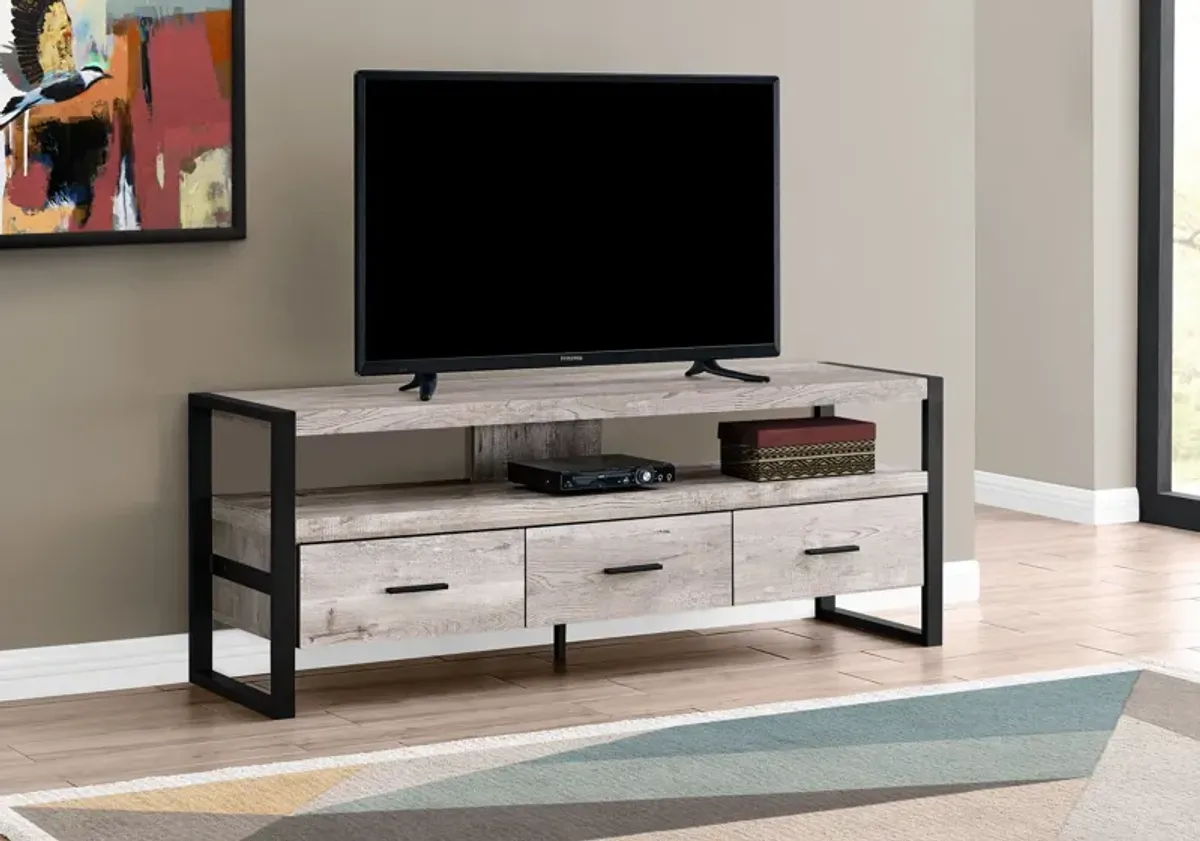 Teasley 60" TV Stand - Beige