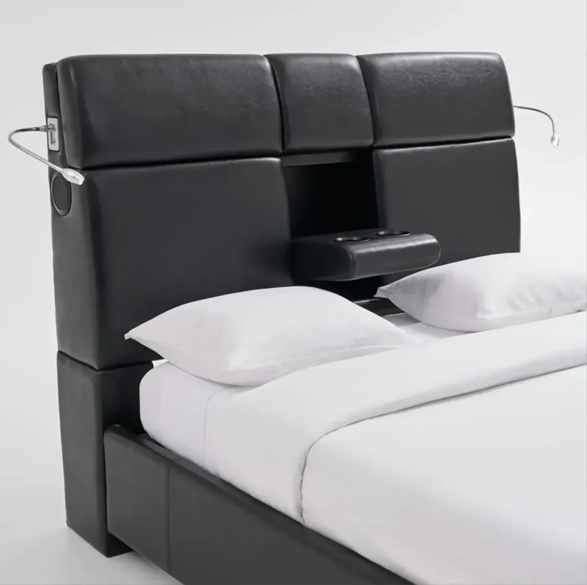 Eclipse Upholstered Queen Bed with Bluetooth® Speakers