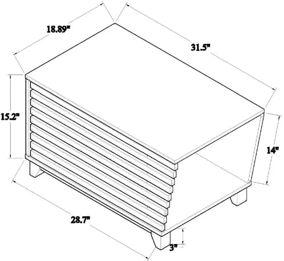 Felix Litter Box Enclosure - Gray/Oak