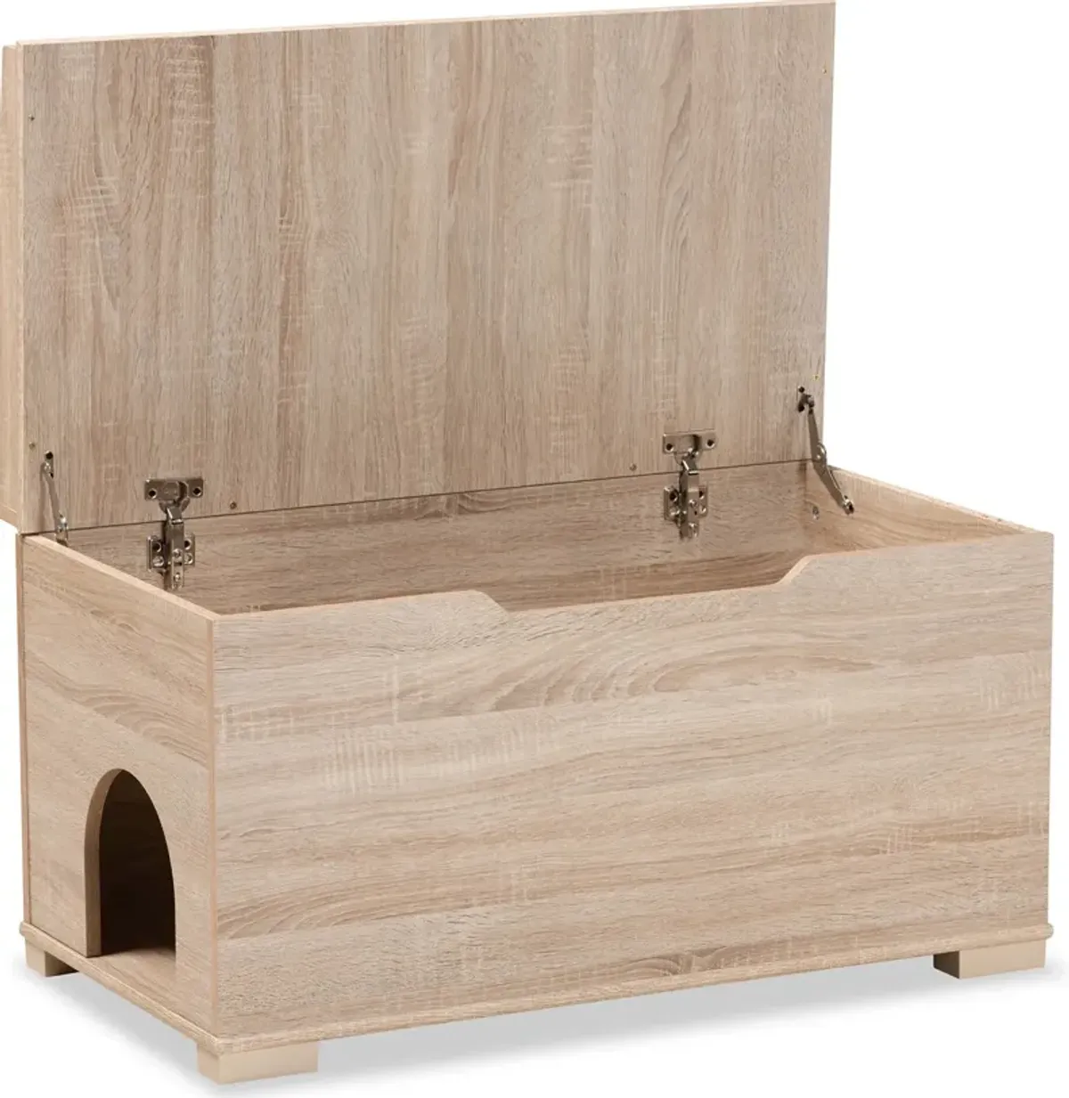 Ziggy Litter Box Enclosure - Oak