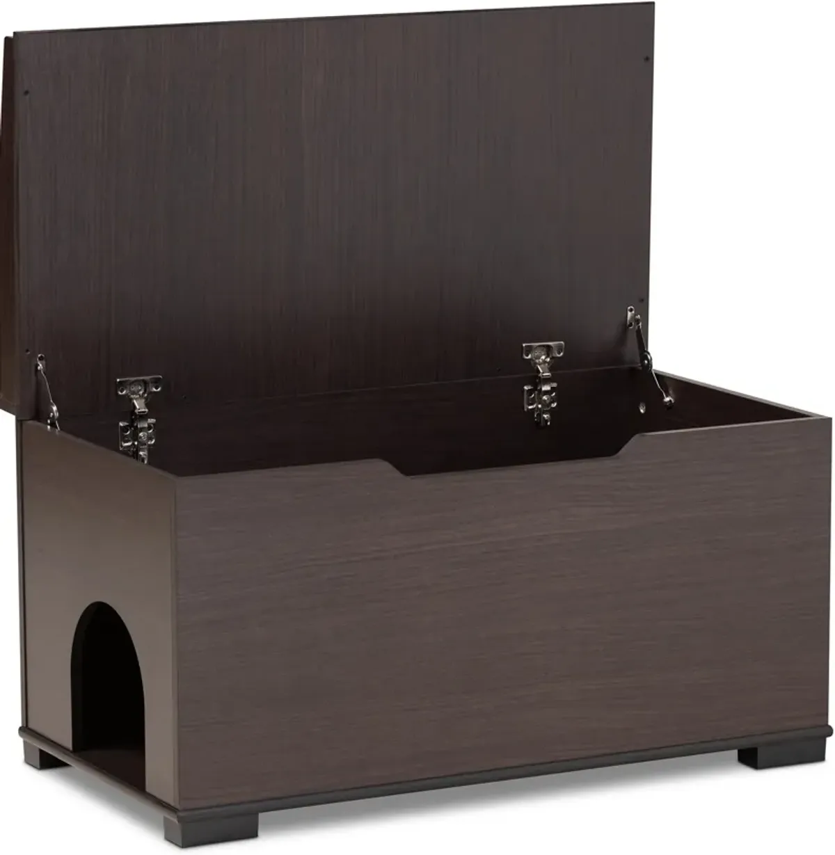 Ziggy Litter Box Enclosure - Dark Brown