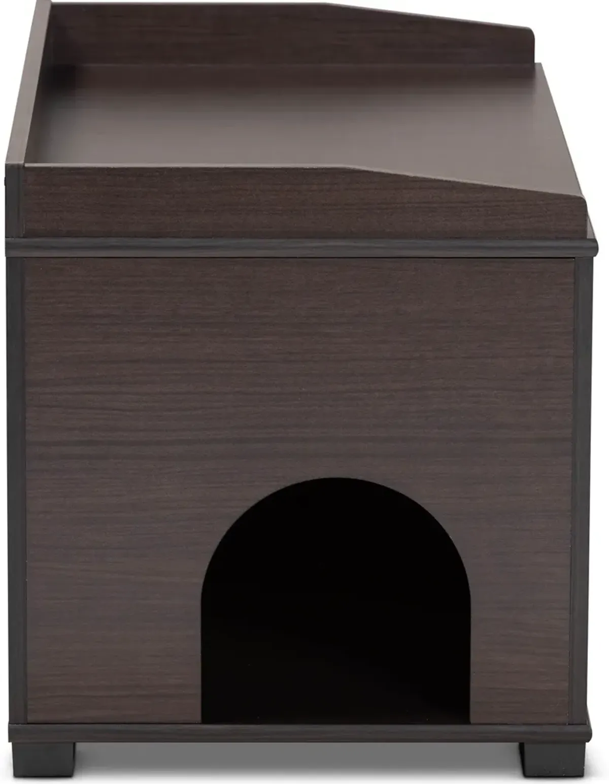 Ziggy Litter Box Enclosure - Dark Brown