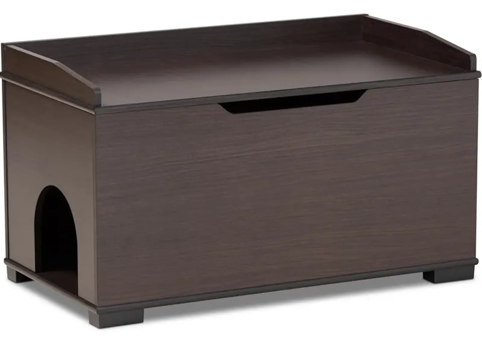 Ziggy Litter Box Enclosure - Dark Brown