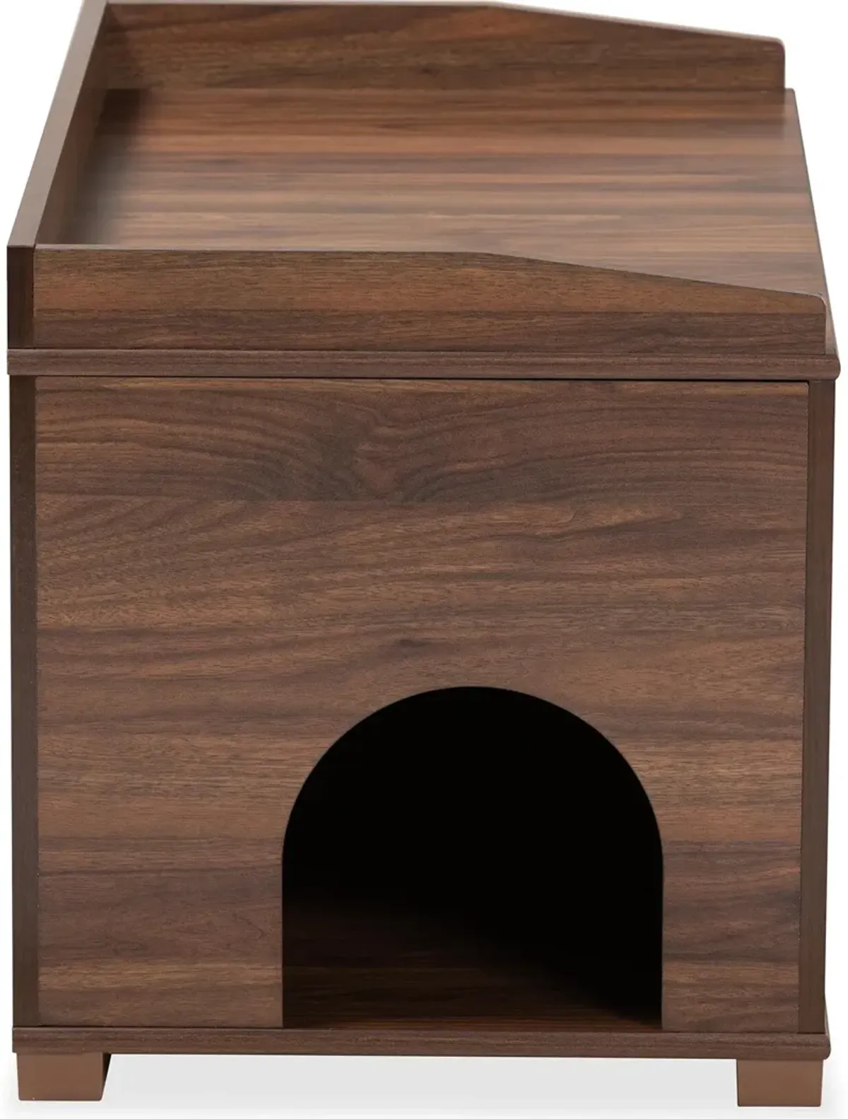 Ziggy Litter Box Enclosure - Walnut