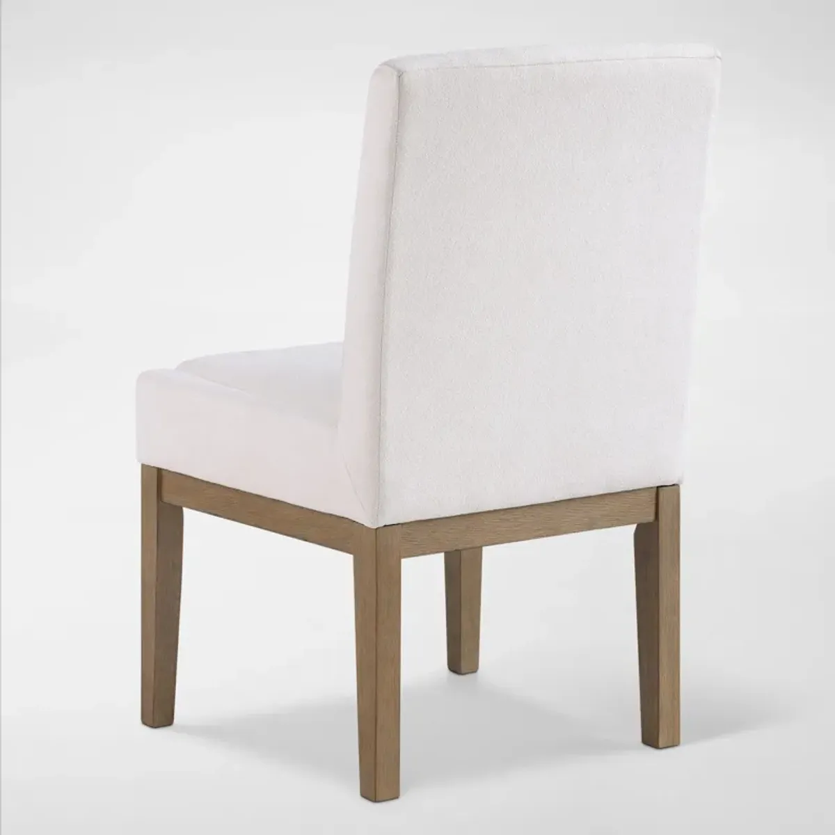 Auburn Host Chair - White/Natural Legs