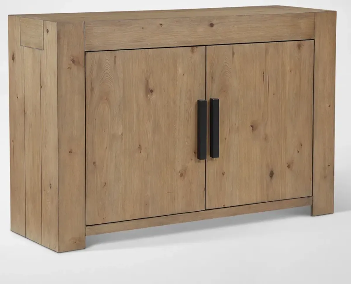 Auburn Server with USB Charging - Natural