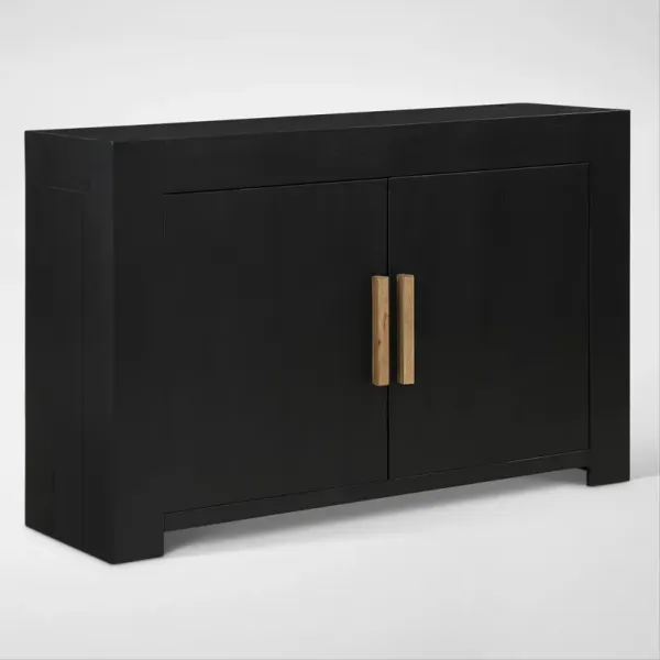 Auburn Server with USB Charging - Black