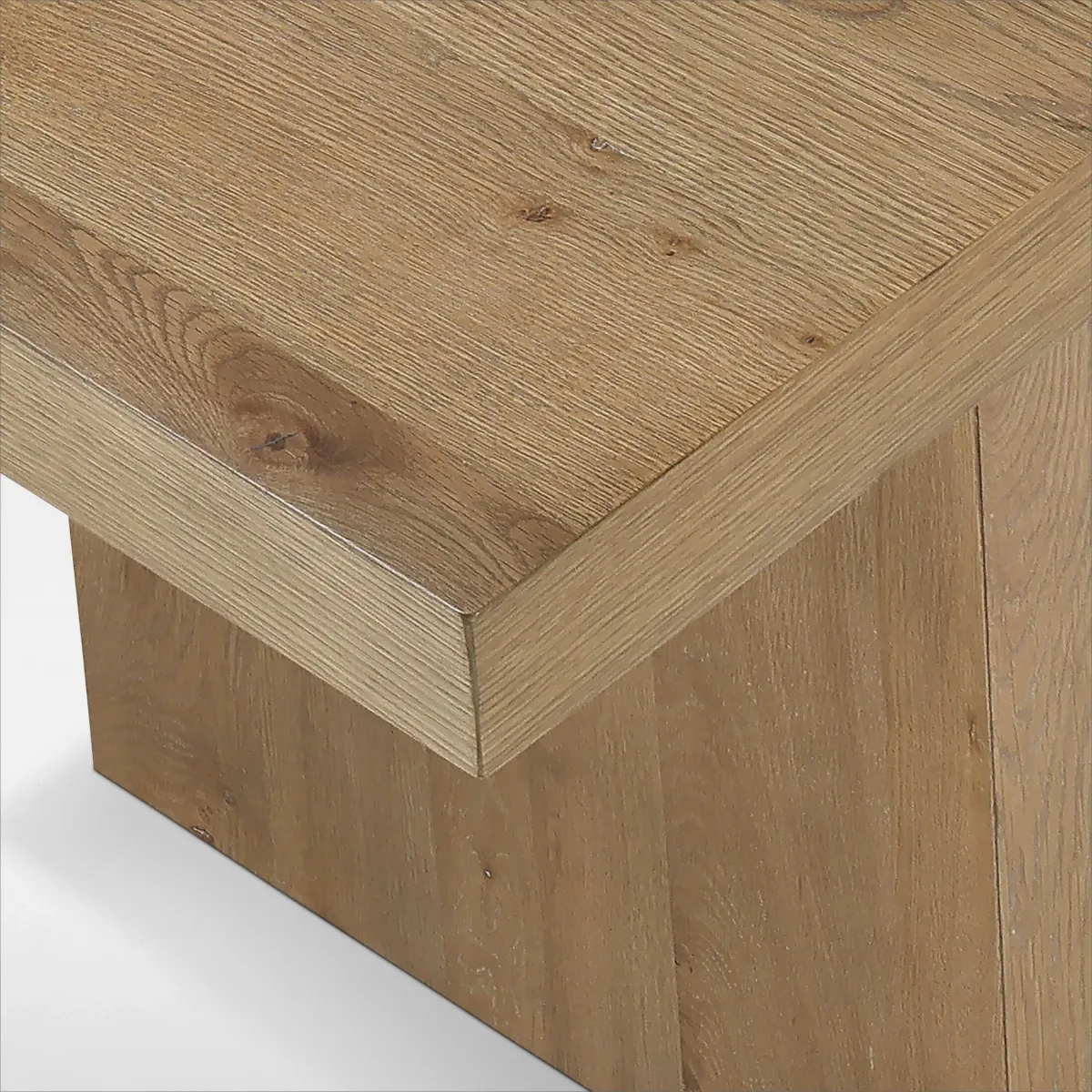 Auburn Counter-Height Dining Table and 6 Spindle-Back Stools - White/Natural Legs