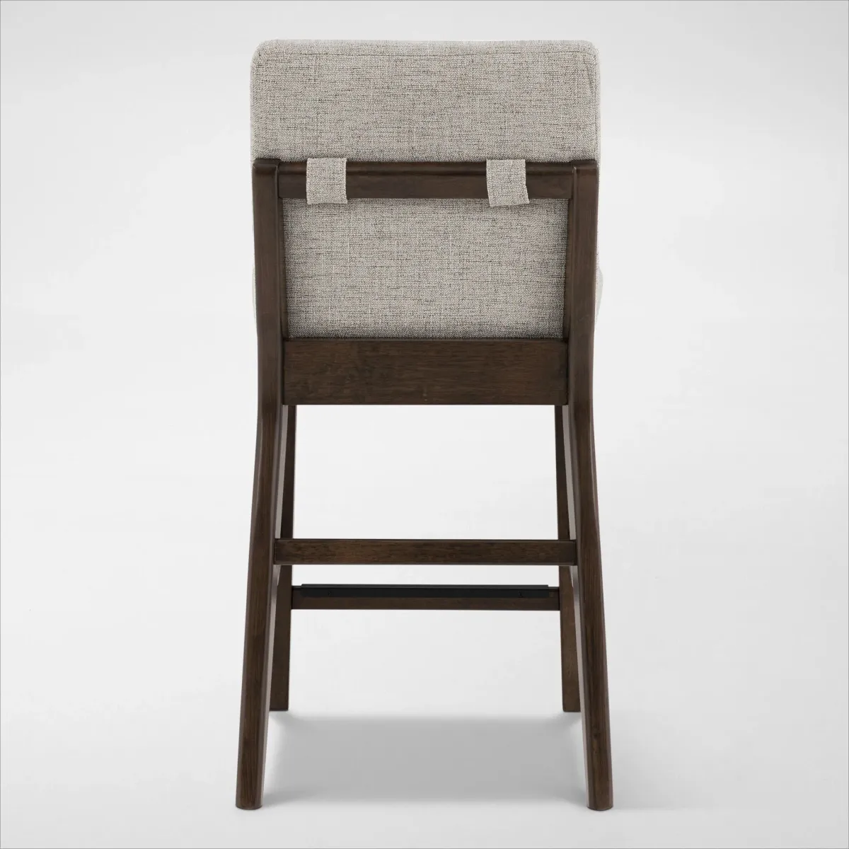 Boca Solid Wood Counter-Height Dining Table and 4 Upholstered Stools - Boca Brown