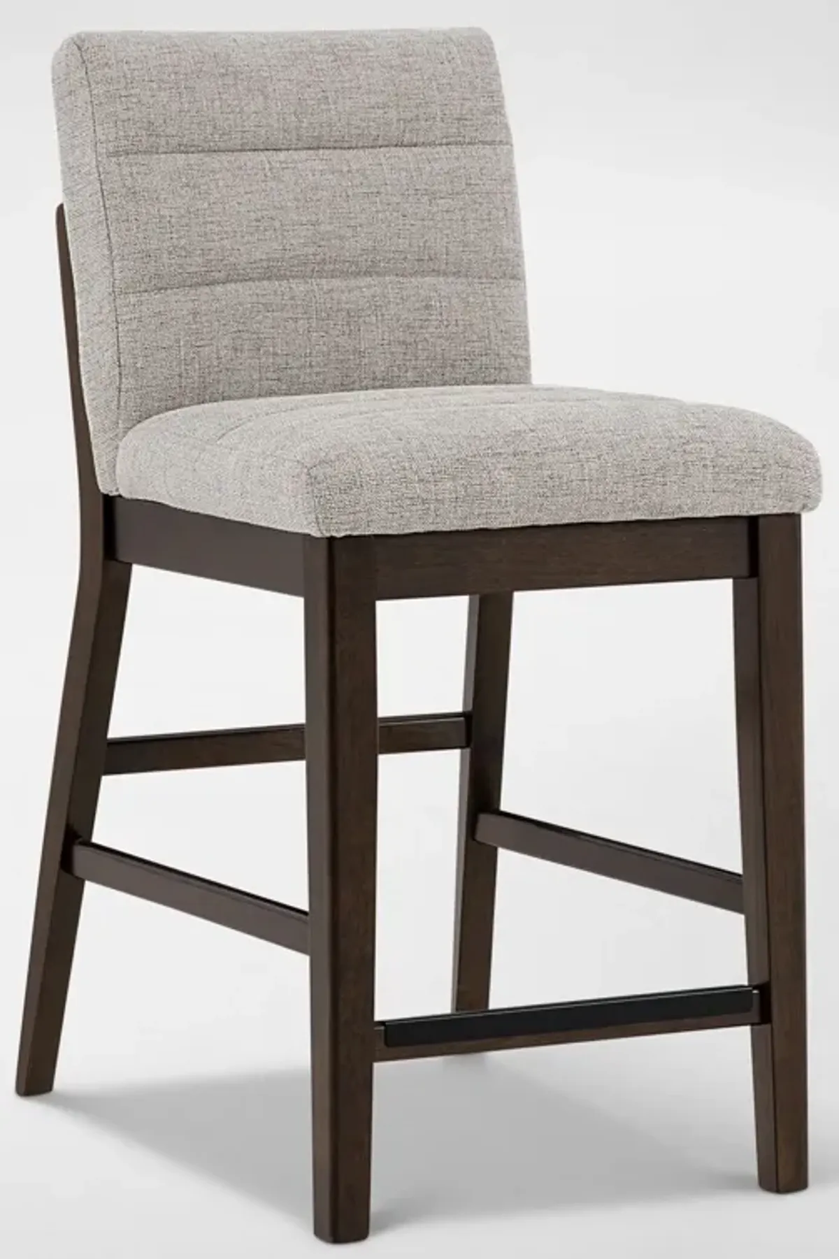 Boca Solid Wood Counter-Height Dining Table and 6 Upholstered Stools - Boca Brown