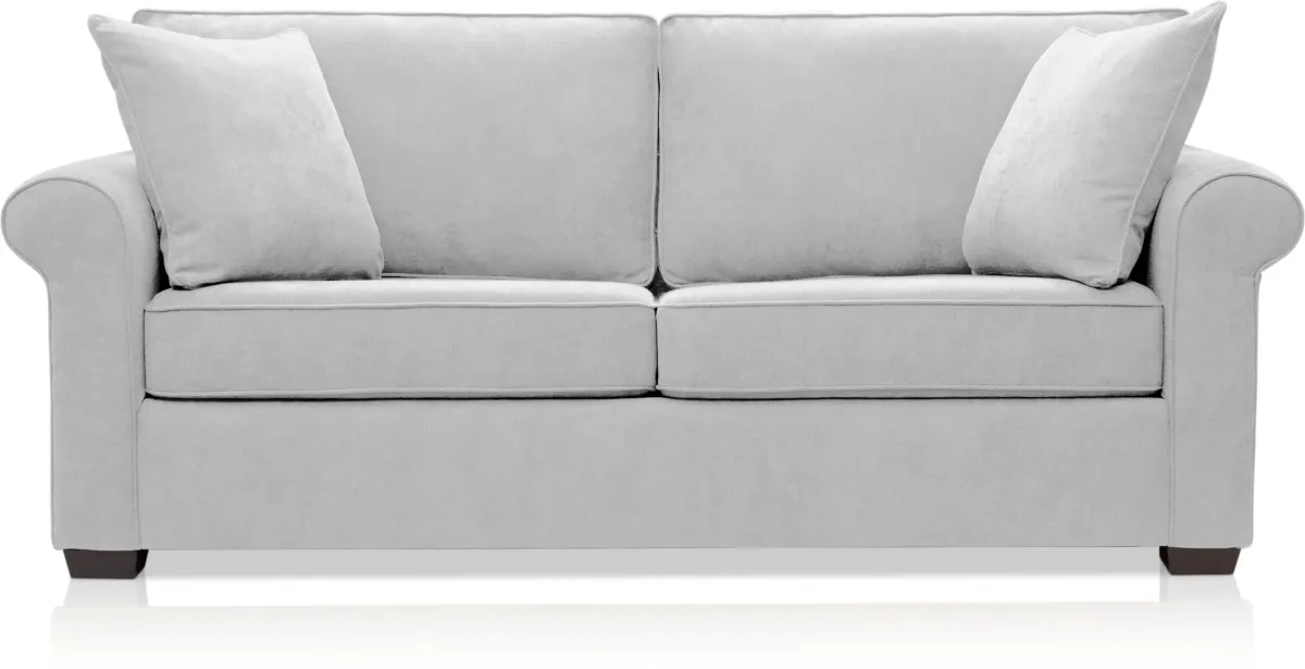 Milly Sleeper Sofa with 5" Mattress - Light Gray