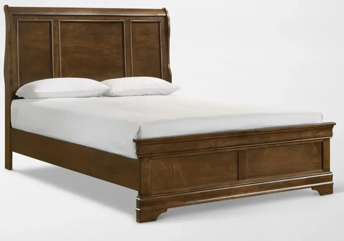 Louis Panel Bed - Queen