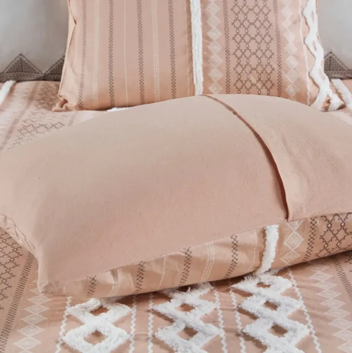 Kashton Full/Queen Comforter Set - Blush