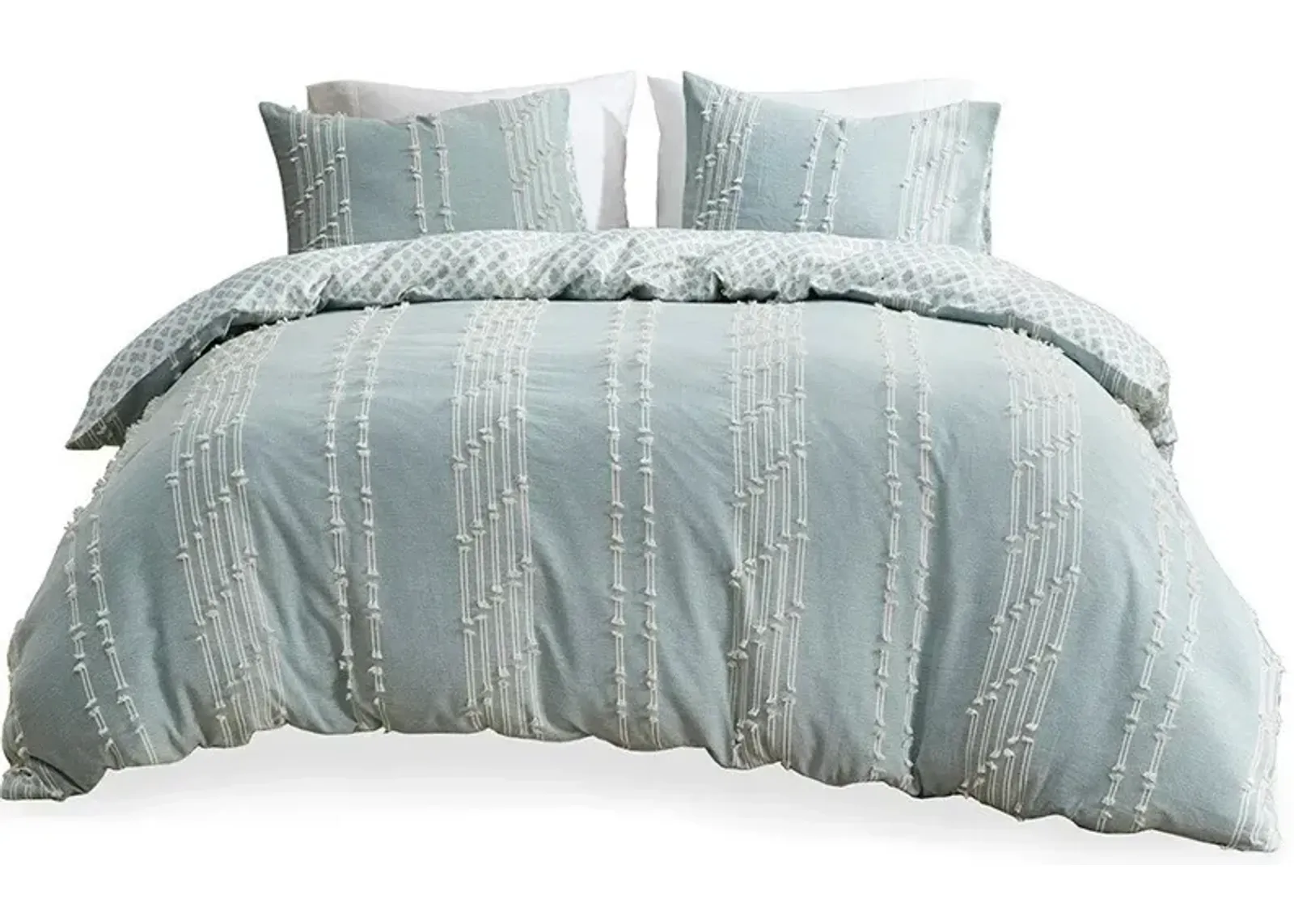 Kensley Full/Queen Comforter Set - Aqua