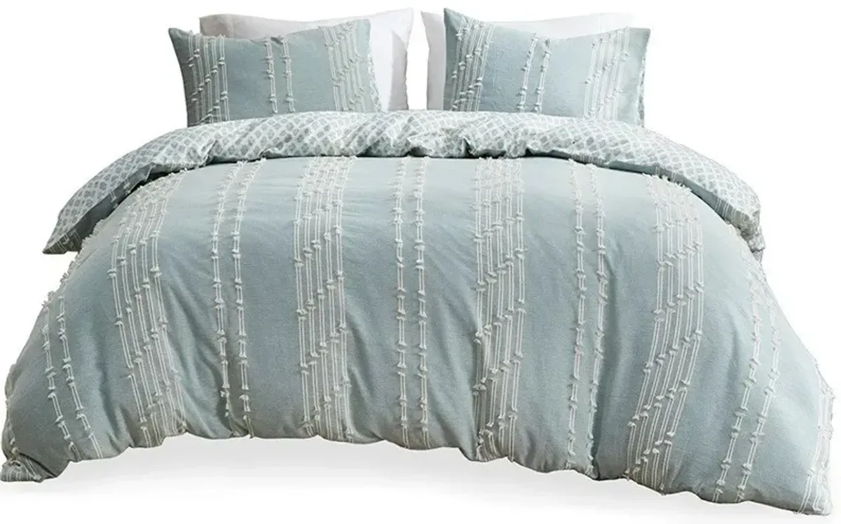 Kensley Full/Queen Comforter Set - Aqua