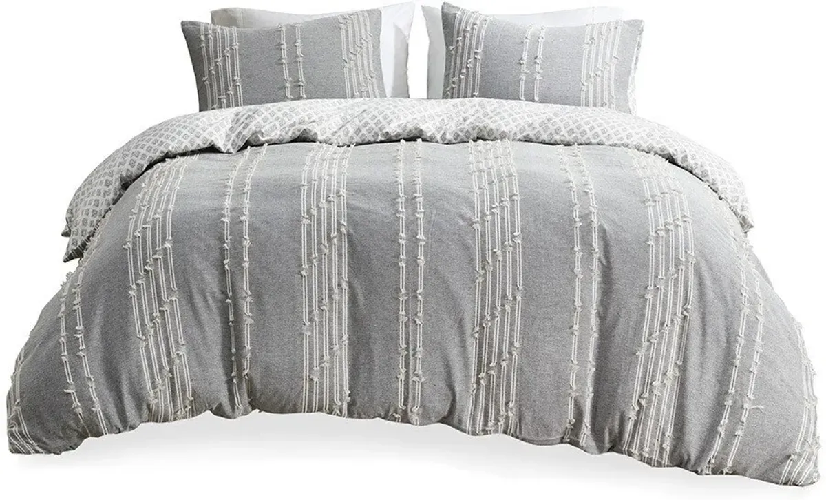 Kensley Full/Queen Comforter Set - Gray