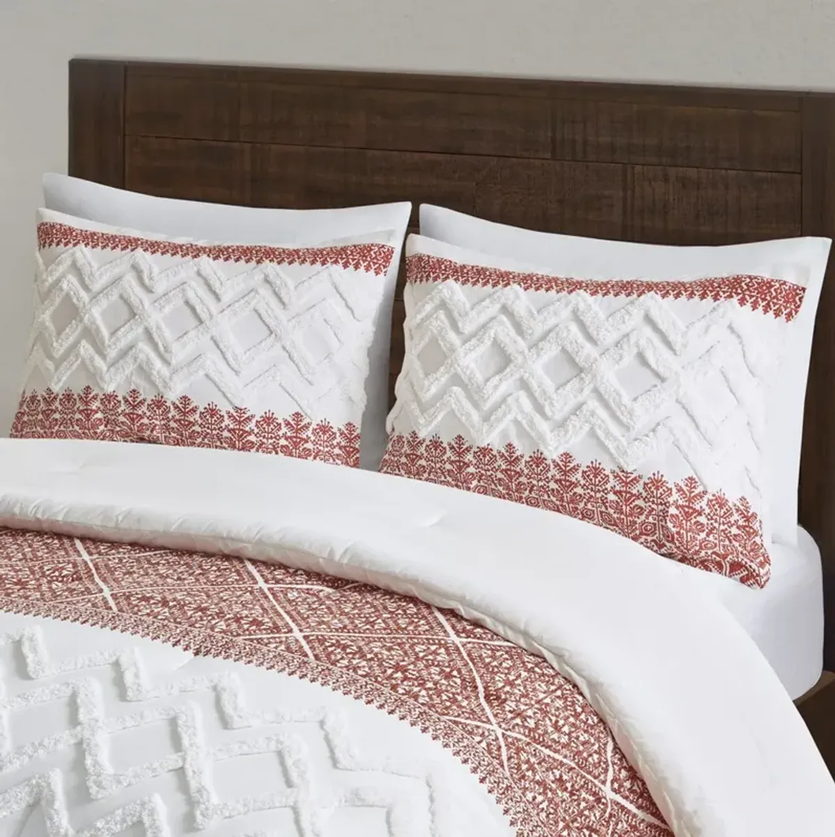 Rosalee King/California King Comforter Set - Auburn