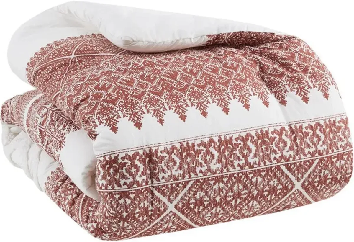 Rosalee King/California King Comforter Set - Auburn