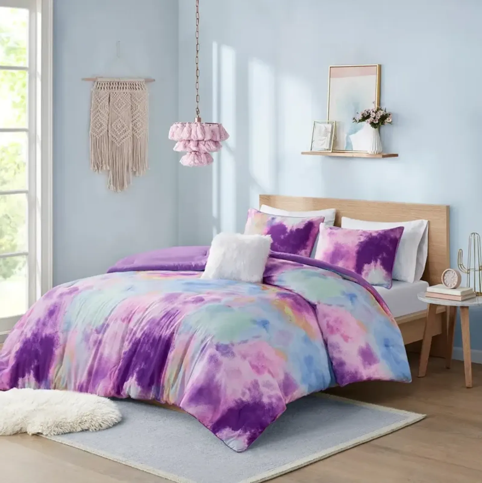 Emberly Full/Queen Comforter Set - Lavender