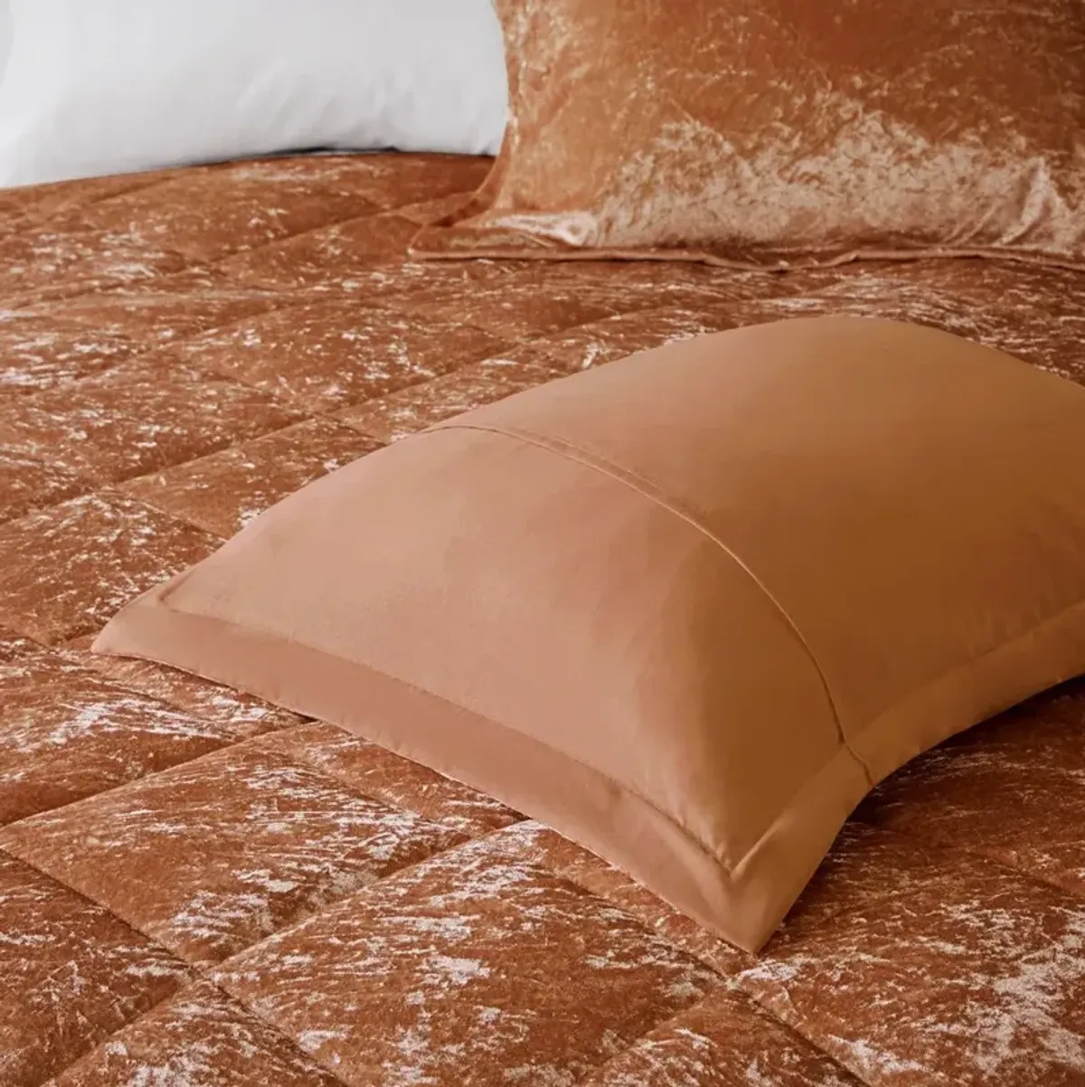 Briella Full/Queen Duvet Cover Set - Rust