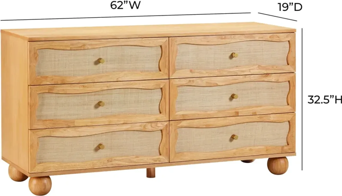 Malta 6-Drawer Dresser