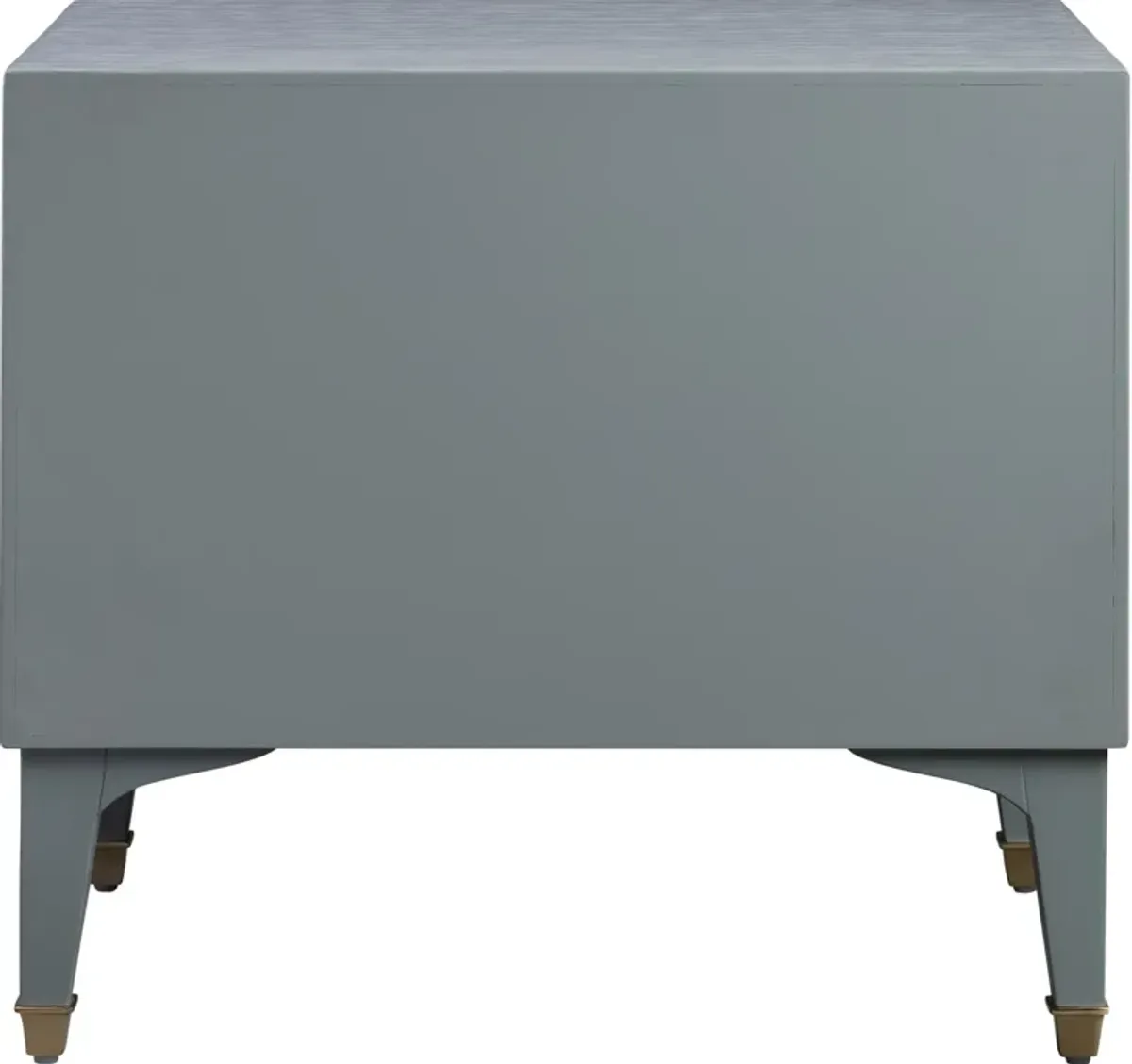 Heather 2-Drawer Nightstand - Gray