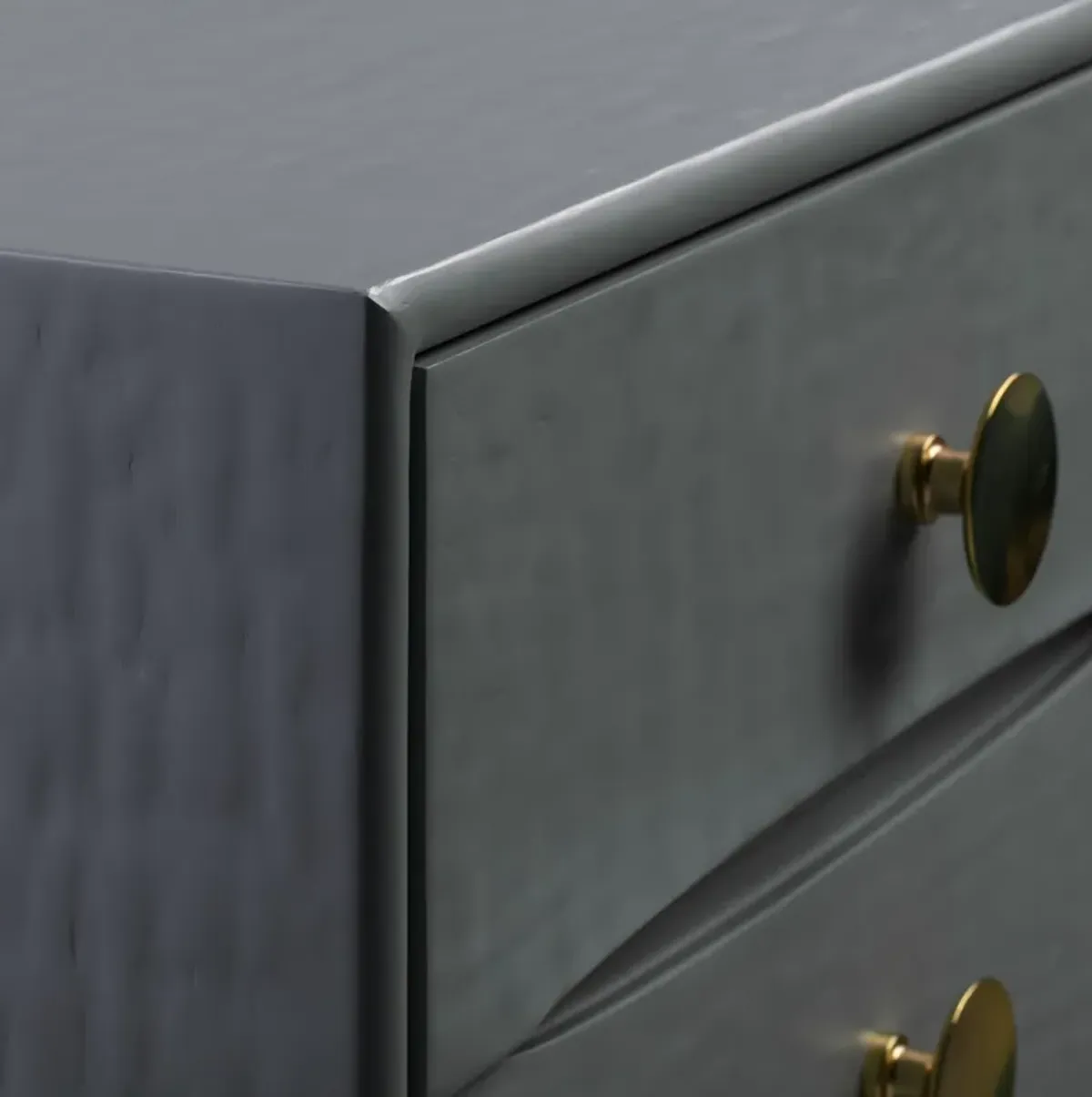 Heather 2-Drawer Nightstand - Gray