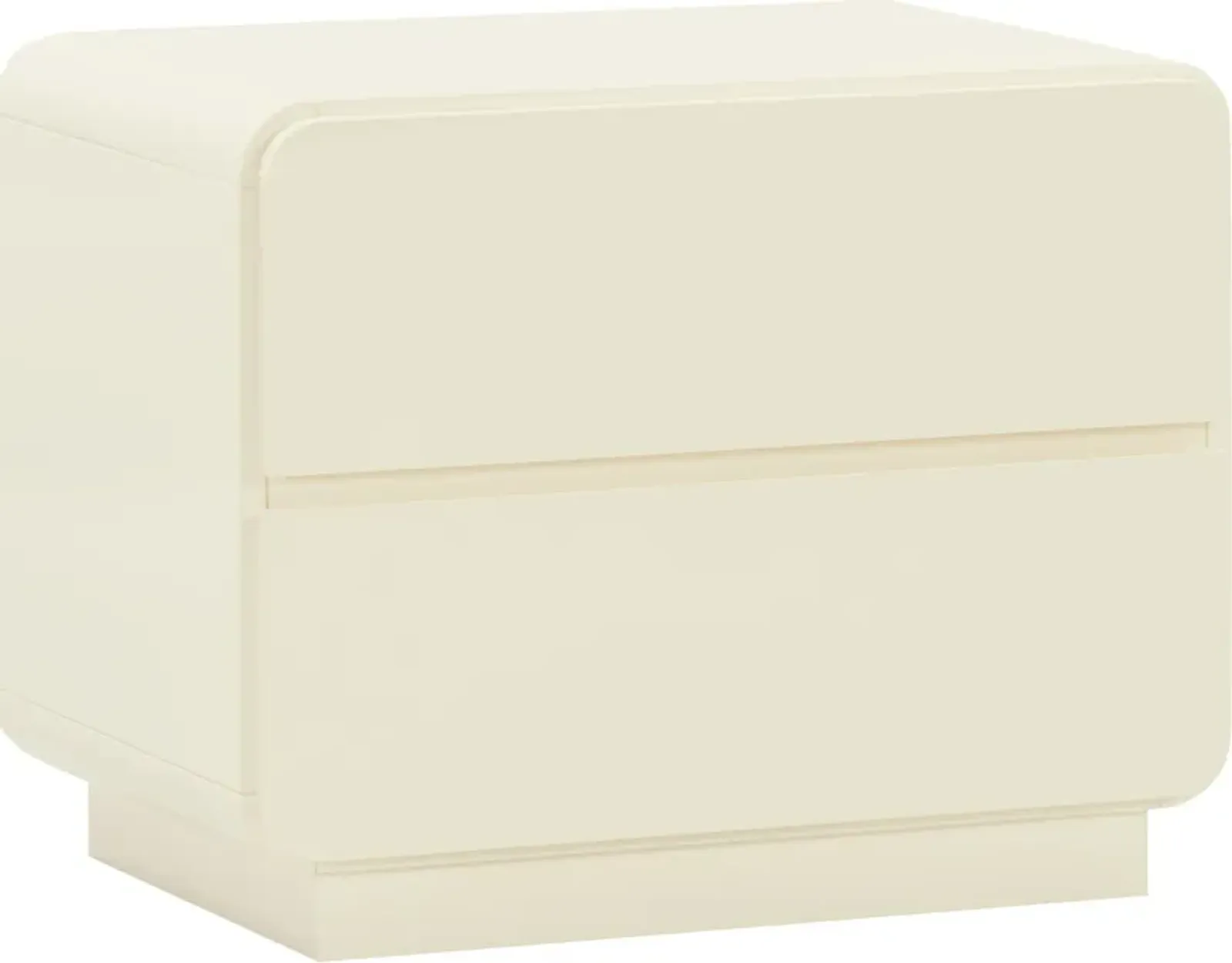 Veria 2-Drawer Nightstand - Cream