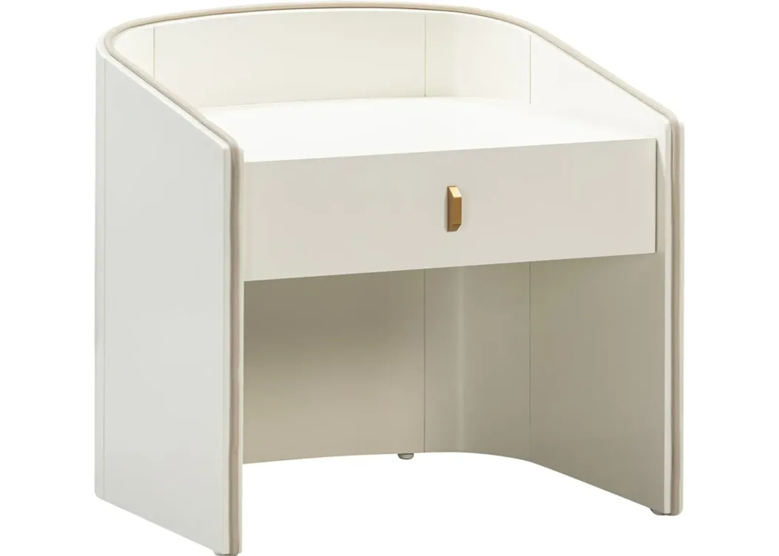 Terran 1-Drawer Nightstand - Cream