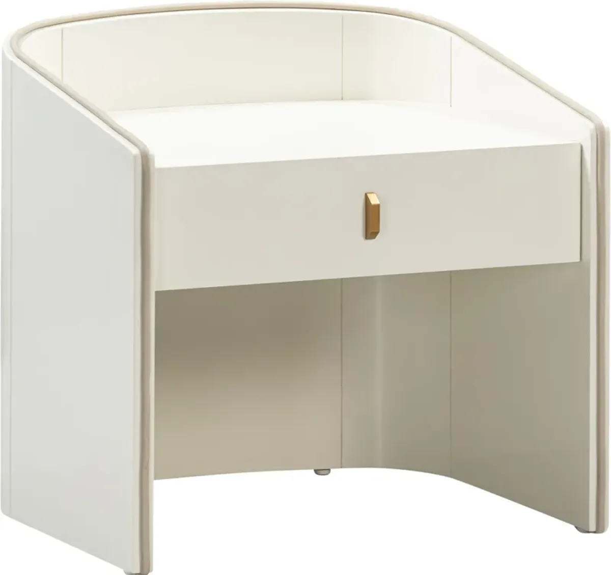 Terran 1-Drawer Nightstand - Cream