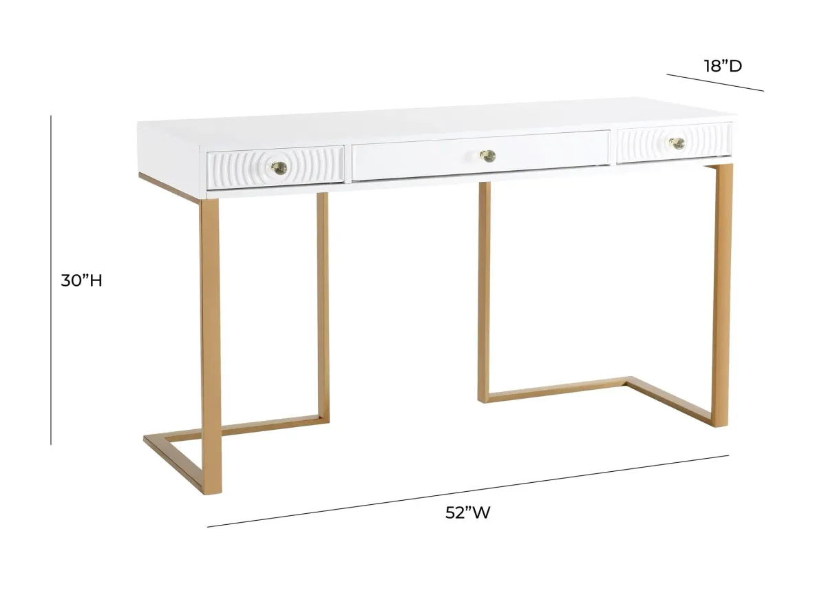 Callan Desk - White
