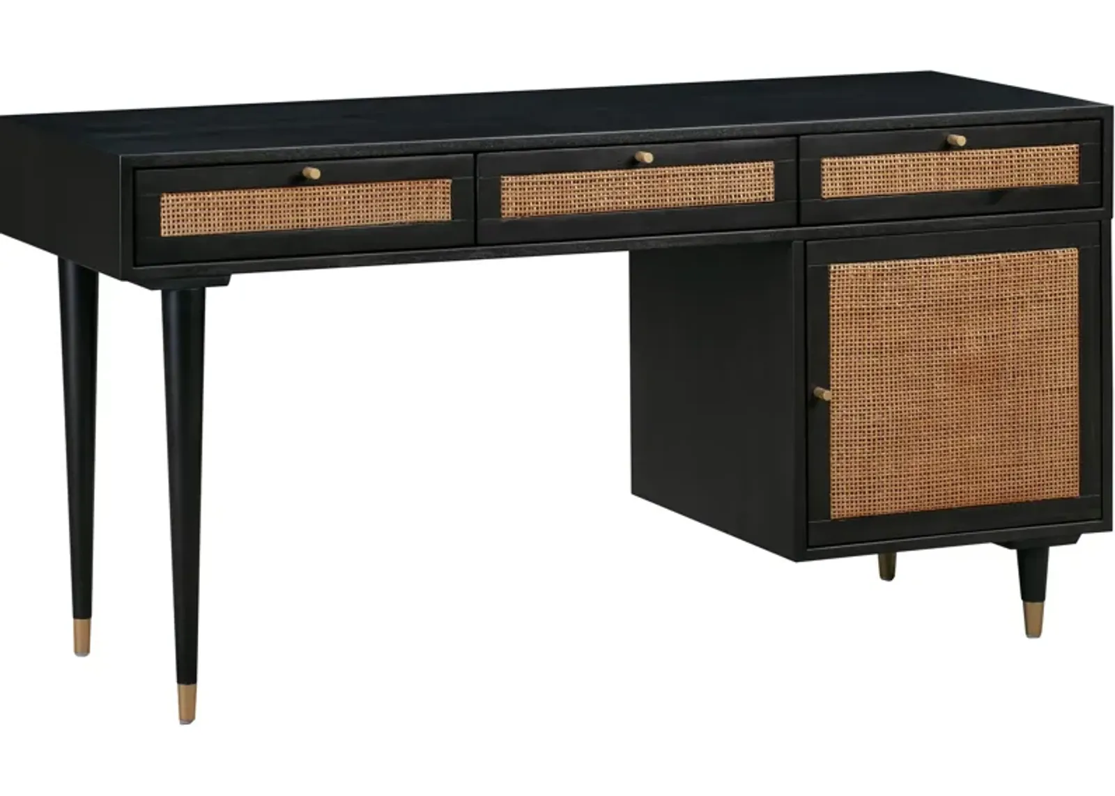 Almos Desk - Black/Natural