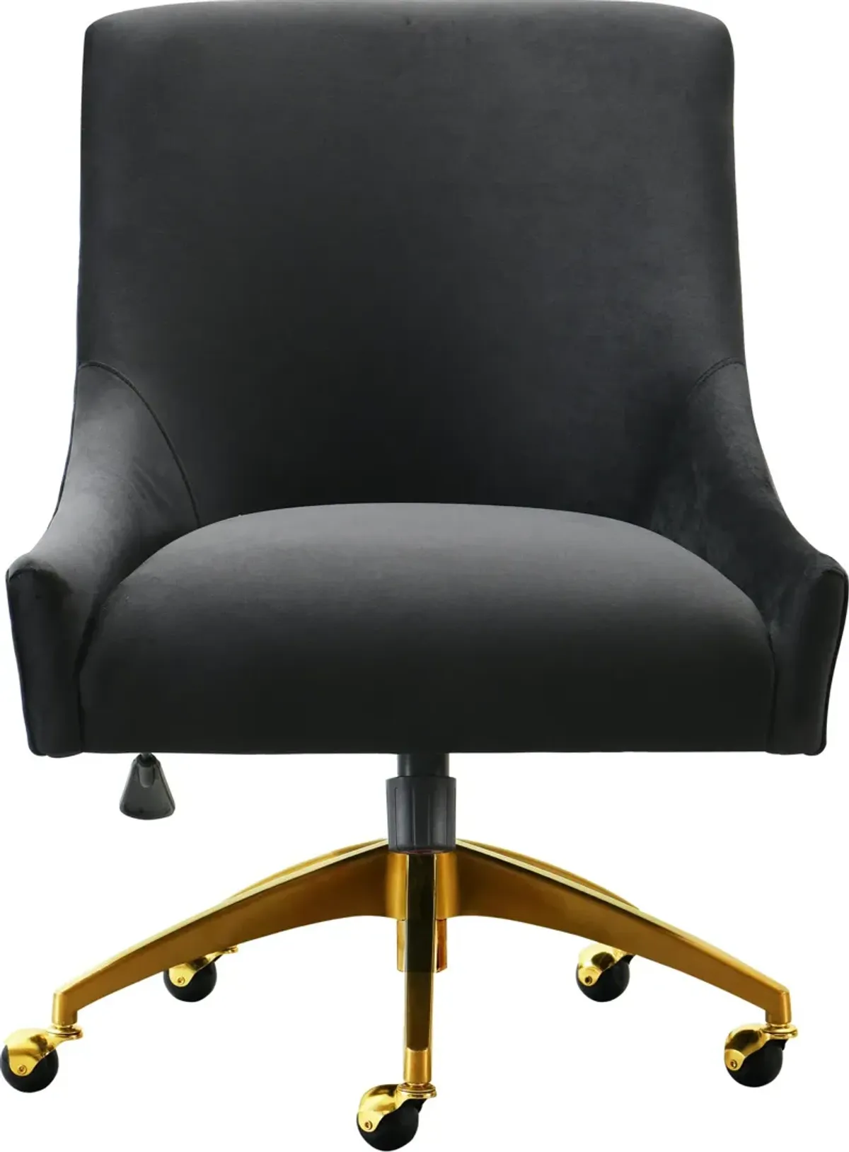 Maddie Upholstered Desk Chair - Black