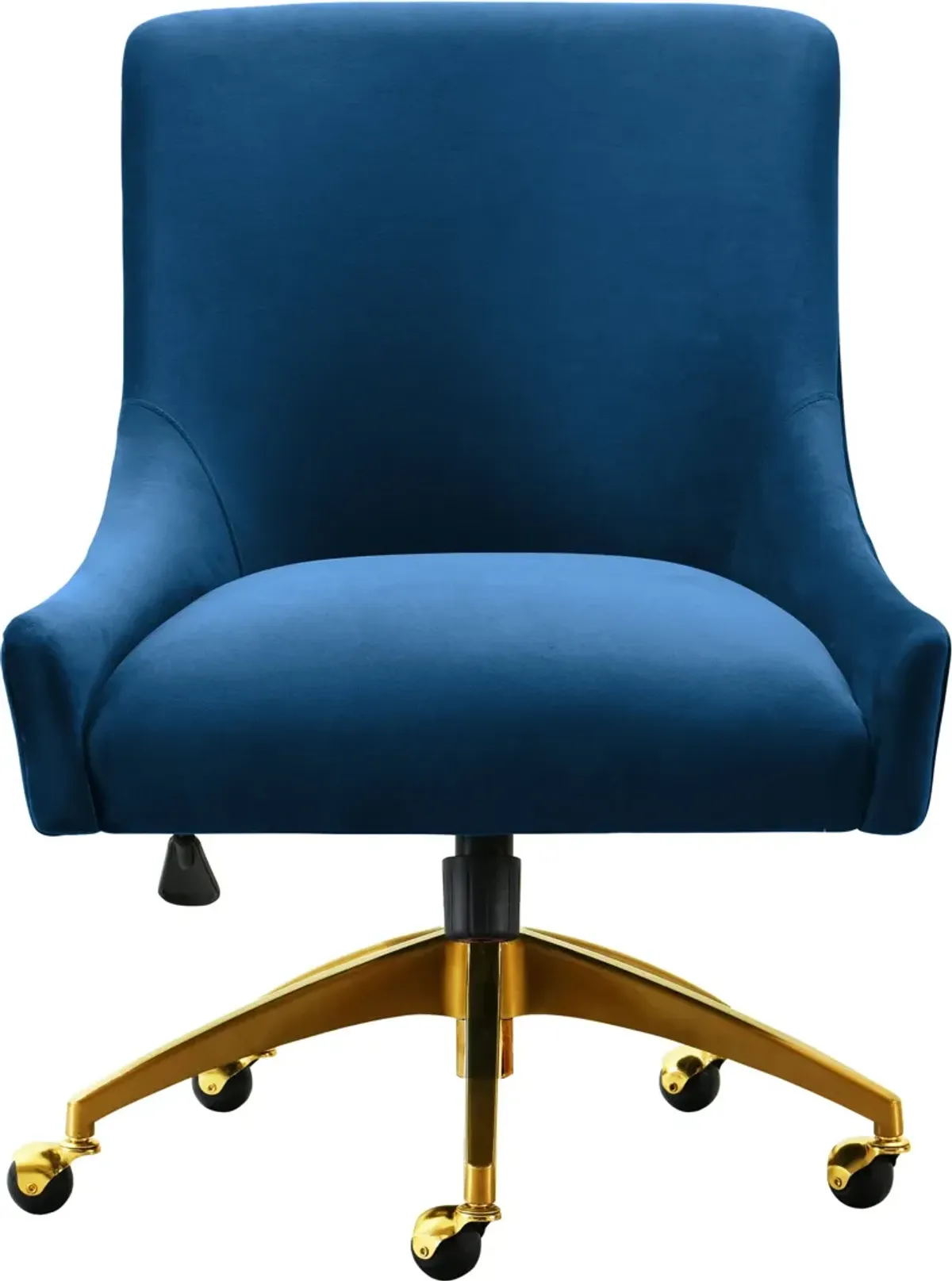 Maddie Upholstered Desk Chair - Navy