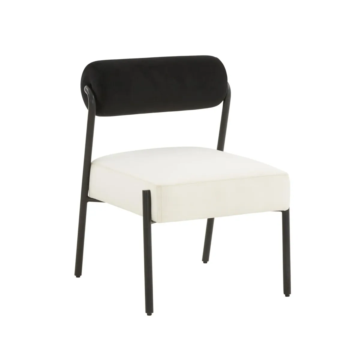 Manolo Accent Chair - Black/Cream