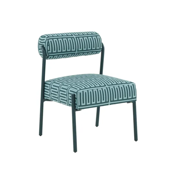 Manolo Accent Chair - Green/Teal