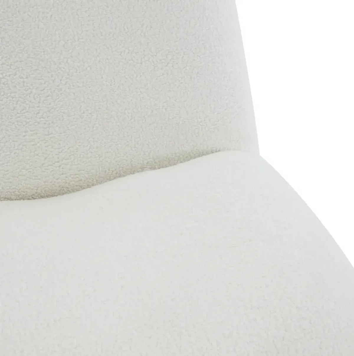 Issey Swivel Accent Chair - White