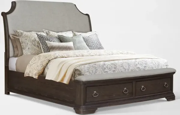 Grace Upholstered Storage Bed - King