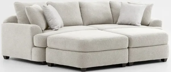 Skylar 4-Piece Pit Sectional - Texel Gray