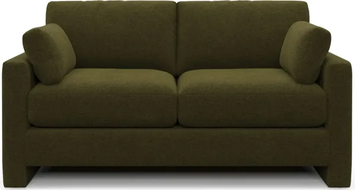 Forbes Foam Comfort Loveseat - Midcentury Peat