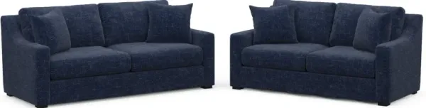 Dobson Foam Comfort 2 Pc. Living Room - Sundar Navy