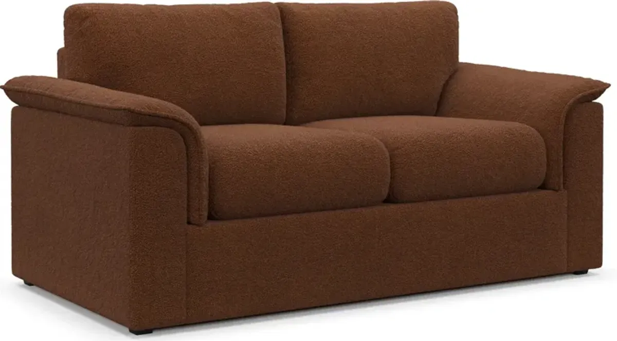 Morse Foam Comfort Loveseat - Nora Chocolate