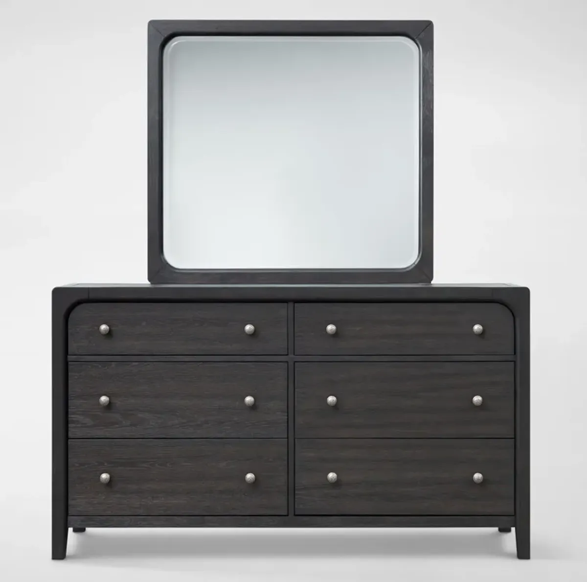 Austin 5-Piece Storage Bedroom Set with Dresser and Mirror - Queen