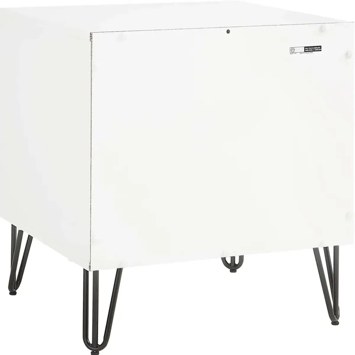 Sheridan Nightstand - White/Gray