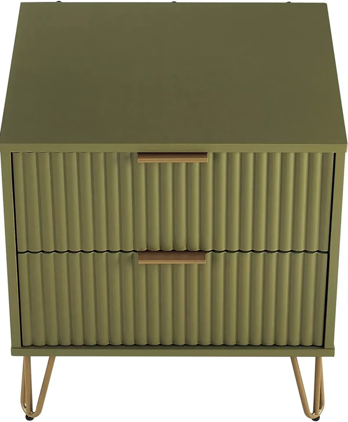 Sheridan 2-Drawer Nightstand - Green