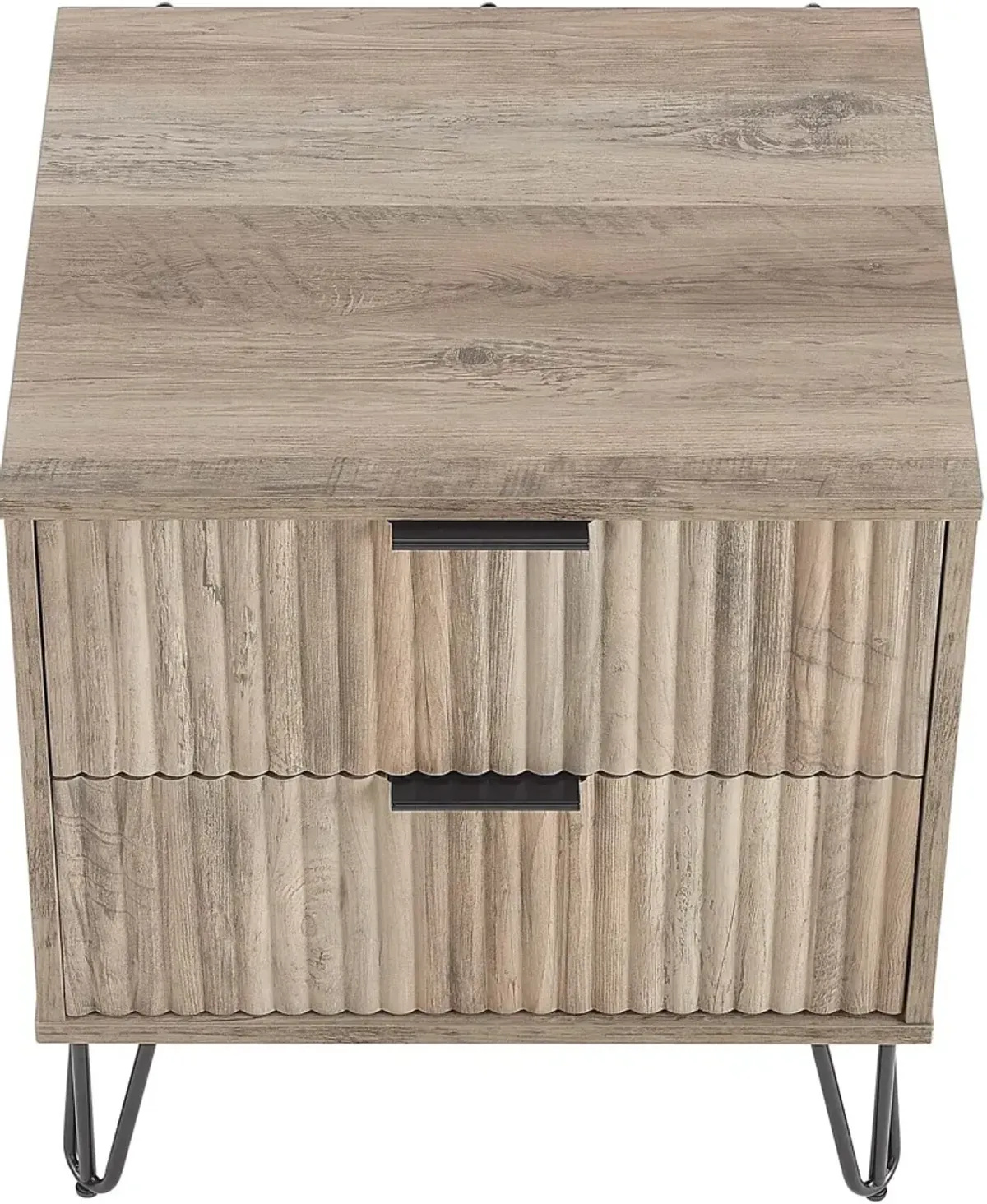 Sheridan 2-Drawer Nightstand - Gray