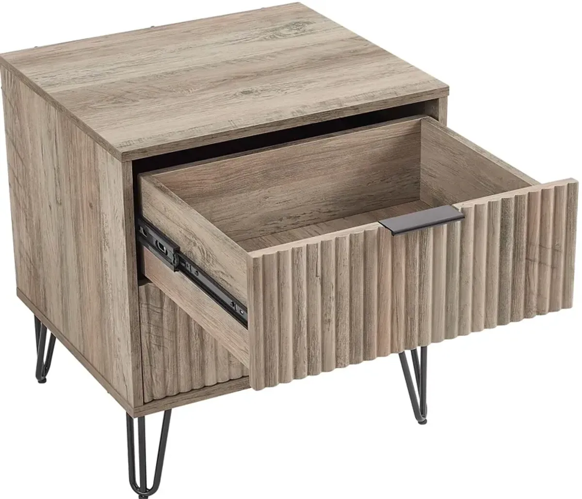 Sheridan 2-Drawer Nightstand - Gray