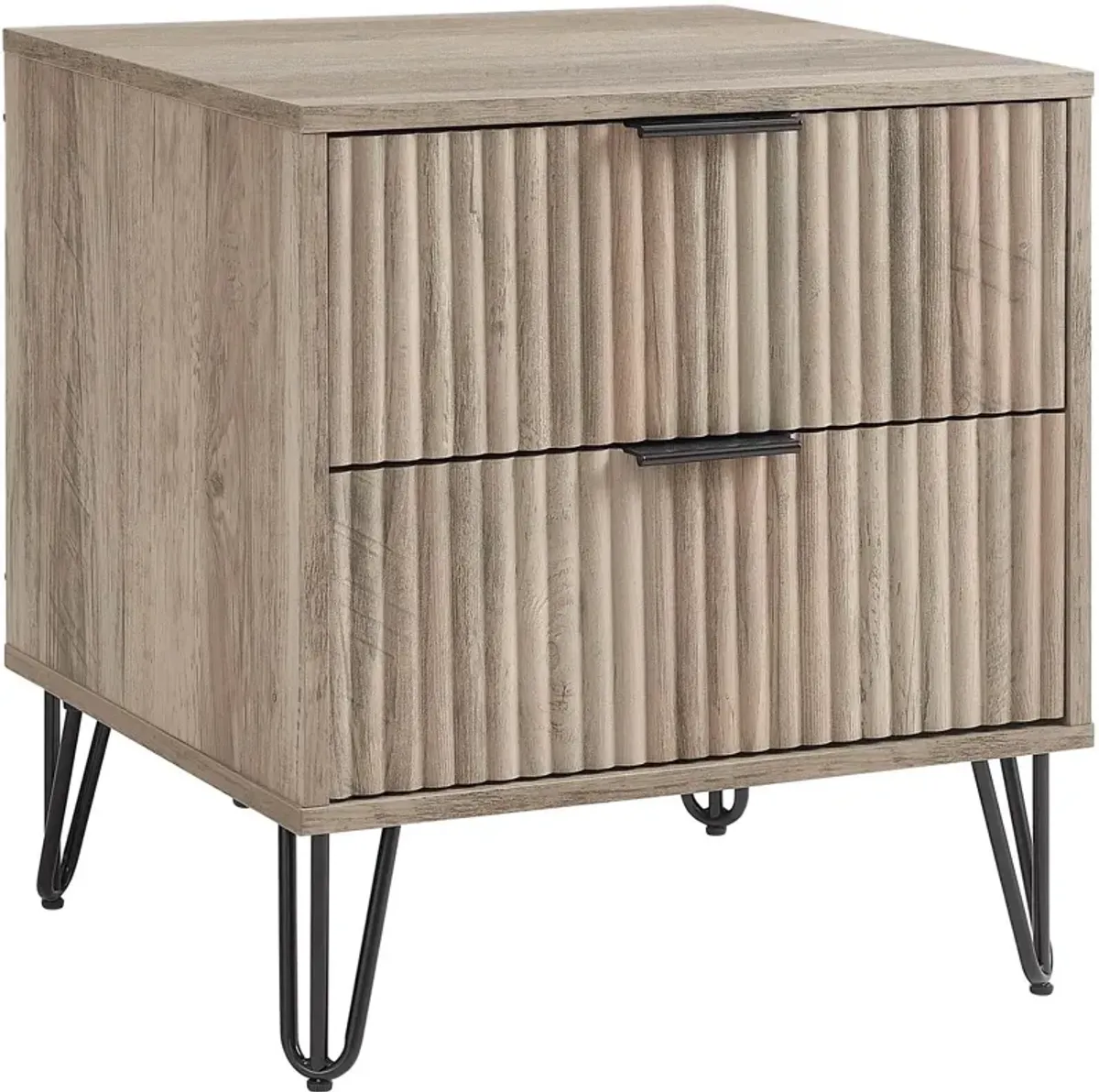 Sheridan 2-Drawer Nightstand - Gray